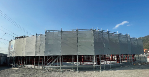 建設・解体工事での足場施工