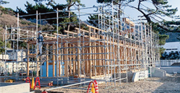 建設・解体工事での足場施工